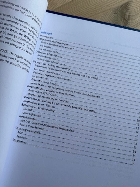Informatie Starten van een Praktijk, Reiki vereniging Cirkel